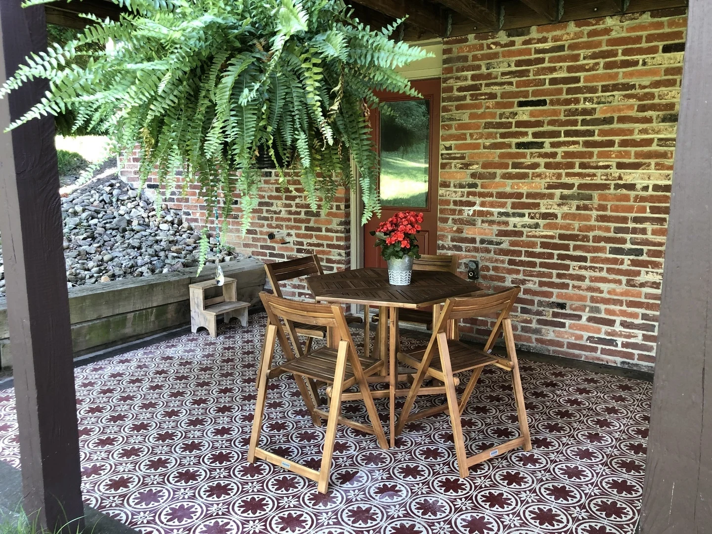 LoriMeek StenciledFloor 1