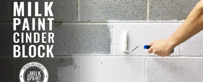 how to paint cinder block