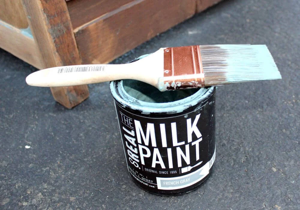 Real Milk Paint as an Example of Water-Based Paint