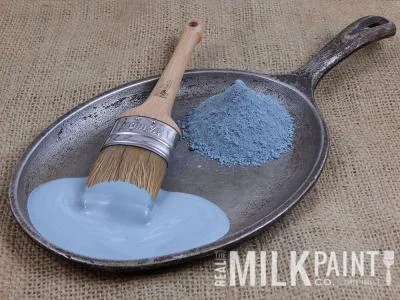 Using Milk Paint to Tint New Concrete