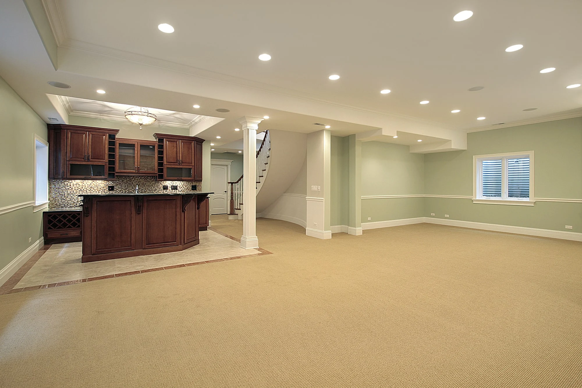 newly renovated basement using real milk paint newly renovated basement using real milk paint to paint the ceiling