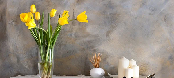 two shades faux finishes trend on walls