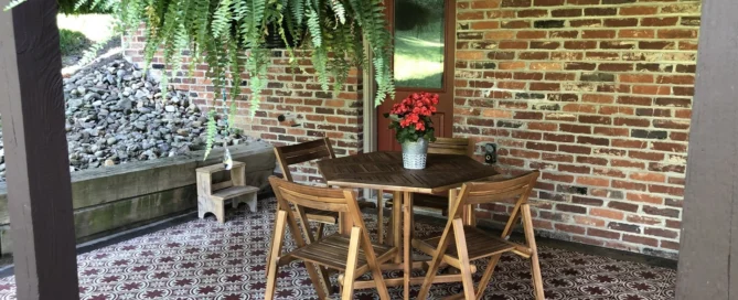 Using Milk Paint to Tint New Concrete