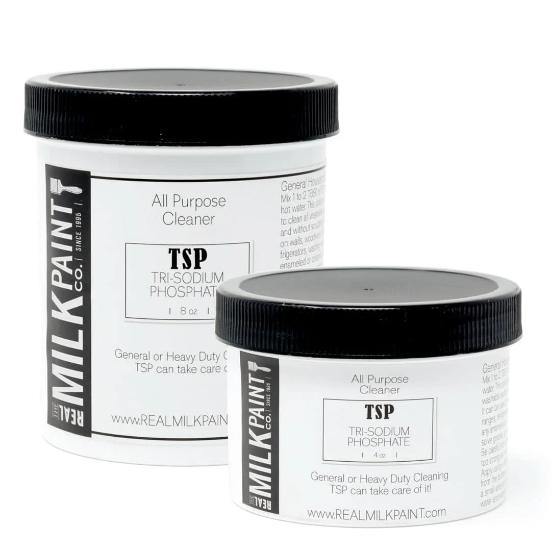 Tri-Sodium Phosphate Cleanser helps remove stains from wood
