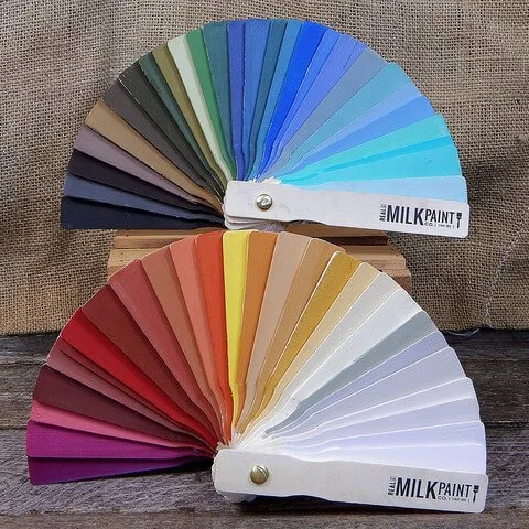 Real Milk Paint color options for your wooden fence