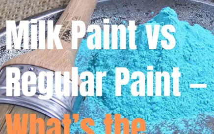how is milk paint different from regular paint