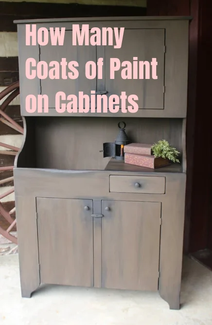 how many coats of paint for cabinets