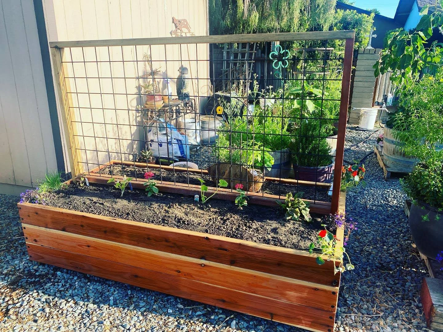 Creative outdoor wood ideas for building functional garden features