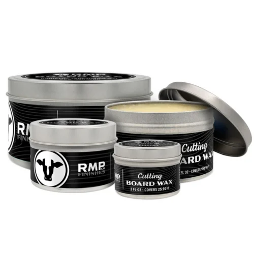 our cutting board wax product in multiple sizes