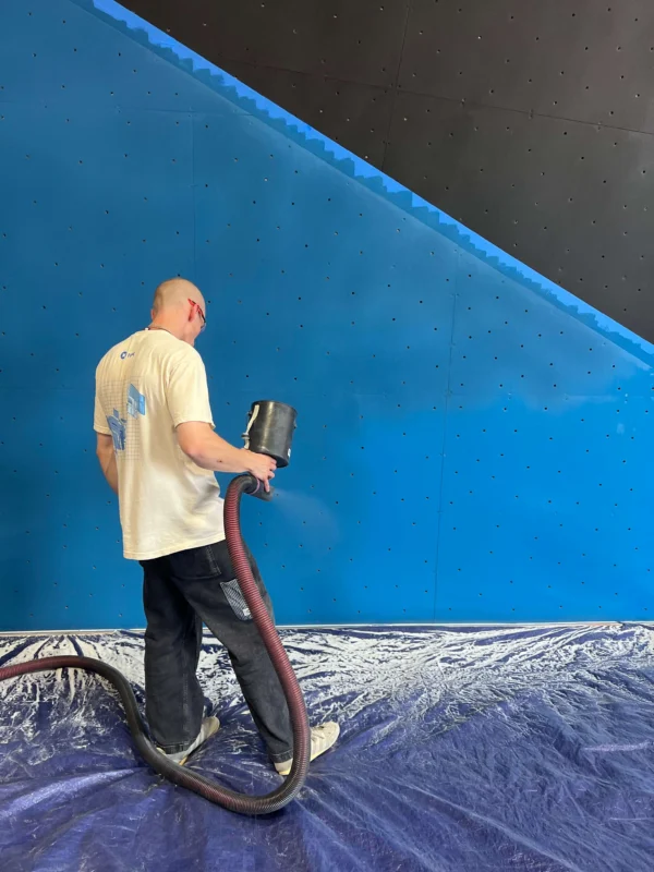 Adding the glass-bead texture as a separate finishing step.