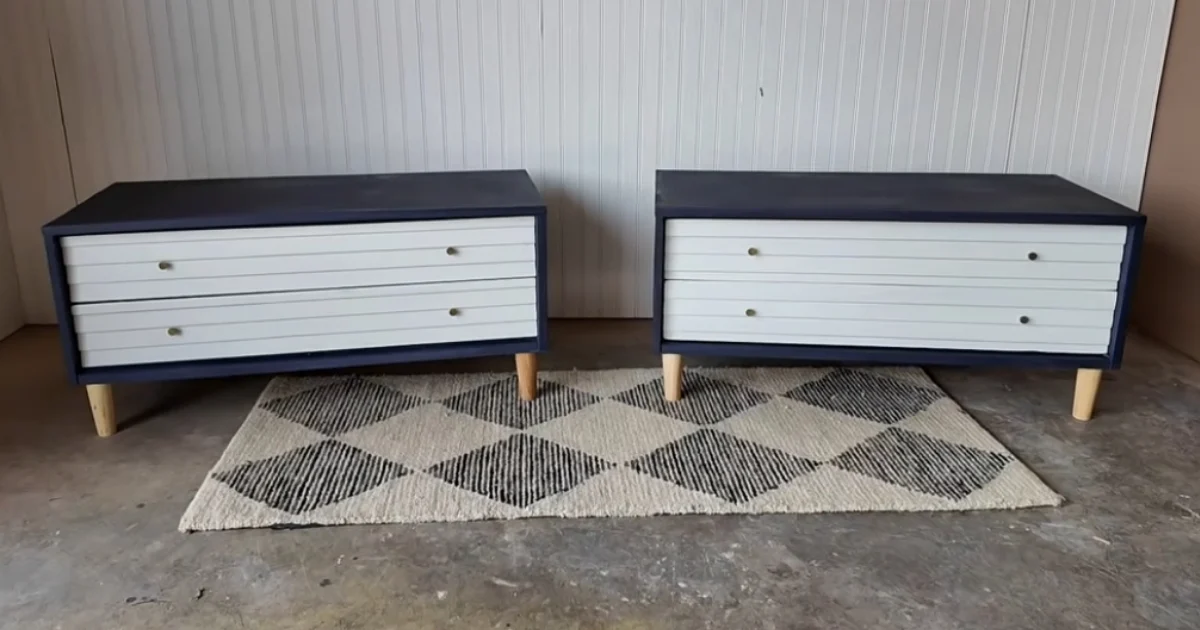 Nightstands Makeover Results after the nightstands makeover.