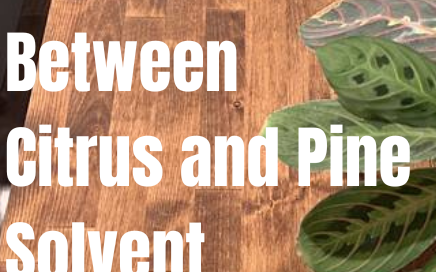 what solvents are made from pine and citrus oils