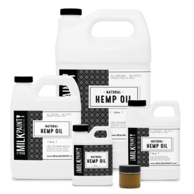 Hemp oil for outdoor and indoor furniture