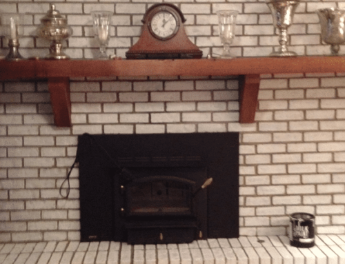 Brick Fireplace