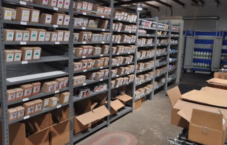 Packing area inside warehouse 2014