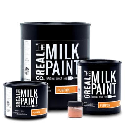 Orange Real Milk Paint great choice for painting your kitchen and dining room