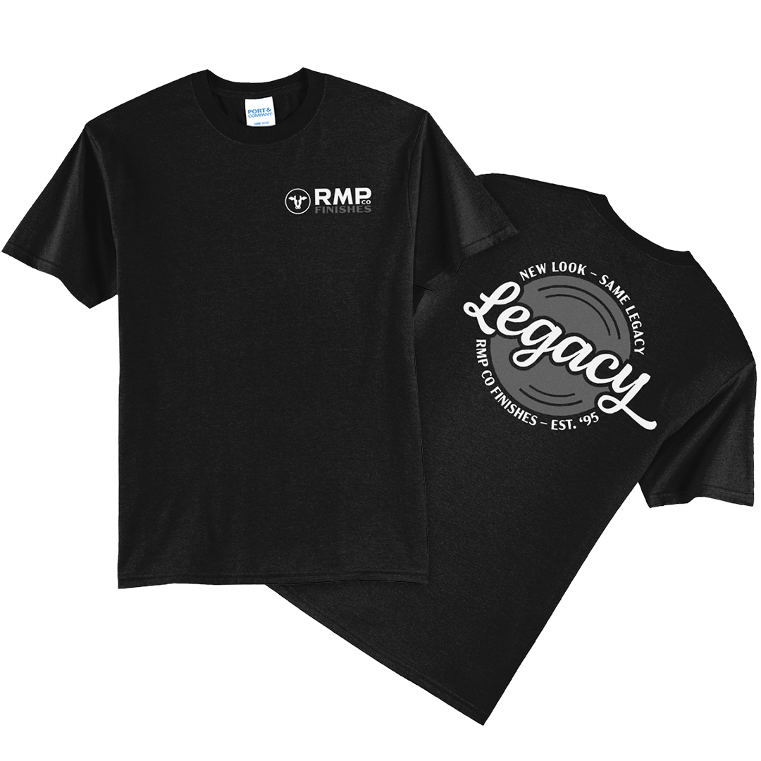 RMPFinishes LaunchTee Collection JetBlack