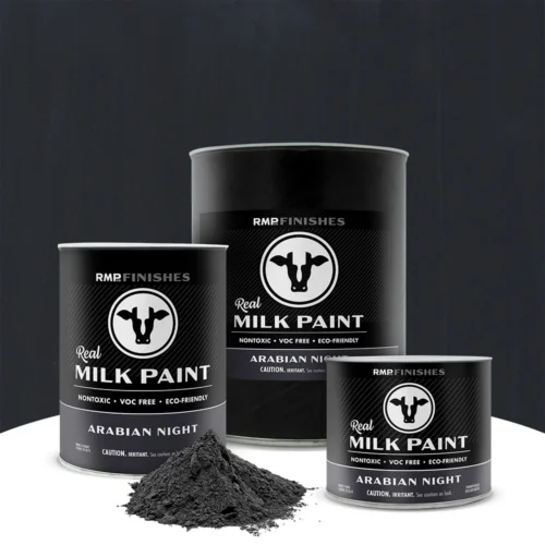 Arabian Night Real Milk Paint - Black Non-toxic Furniture Paint by RMP Finishes