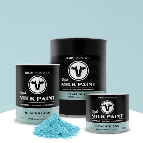 Beachglass Real Milk Paint - Light Blue Green Non-toxic Furniture Paint by RMP Finishes