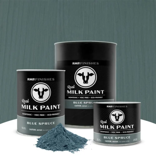 Blue Spruce Real Milk Paint - Greenish Blue Non-toxic Furniture Paint by RMP Finishes