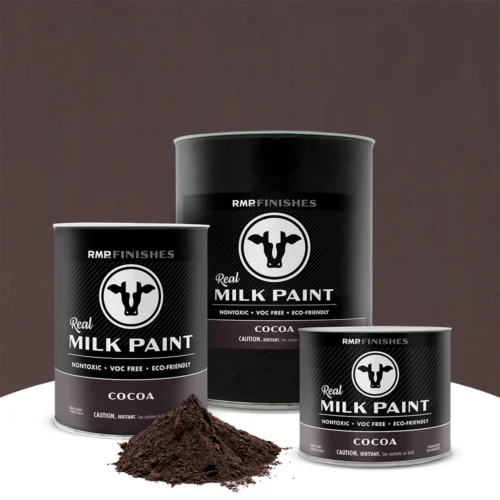Cocoa Real Milk Paint - Dark Brown Non-toxic Furniture Paint by RMP Finishes