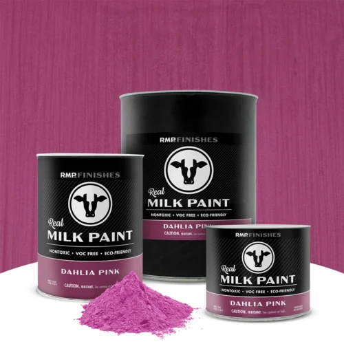 Dahlia Pink Real Milk Paint - Bright Purple Pink Non-toxic Furniture Paint by RMP Finishes