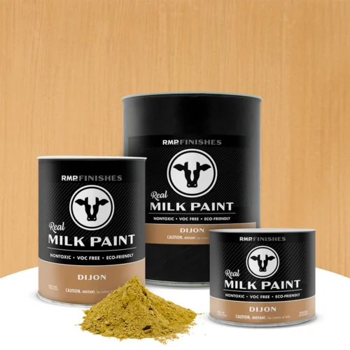 Dijon Real Milk Paint - Yellow Non-toxic Furniture Paint by RMP Finishes