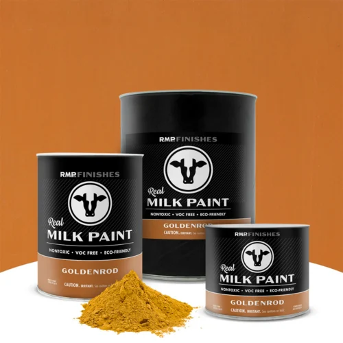 Goldenrod Real Milk Paint - Deep Orange Yellow Non-toxic Furniture Paint by RMP Finishes