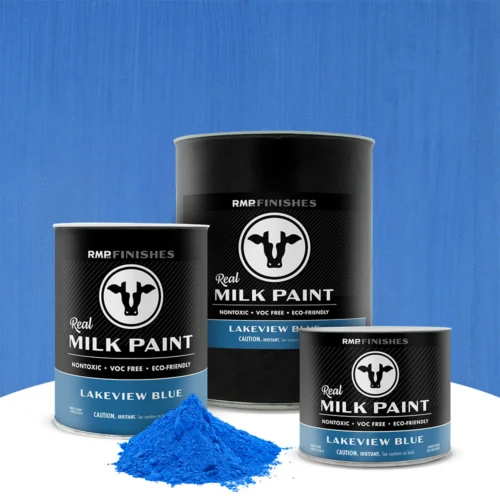 Lakeview Blue Real Milk Paint - Blue Non-toxic Furniture Paint by RMP Finishes