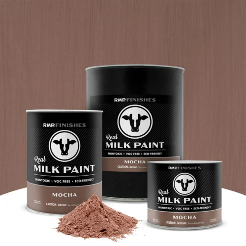 Mocha Real Milk Paint - Redish Brown Non-toxic Furniture Paint by RMP Finishes