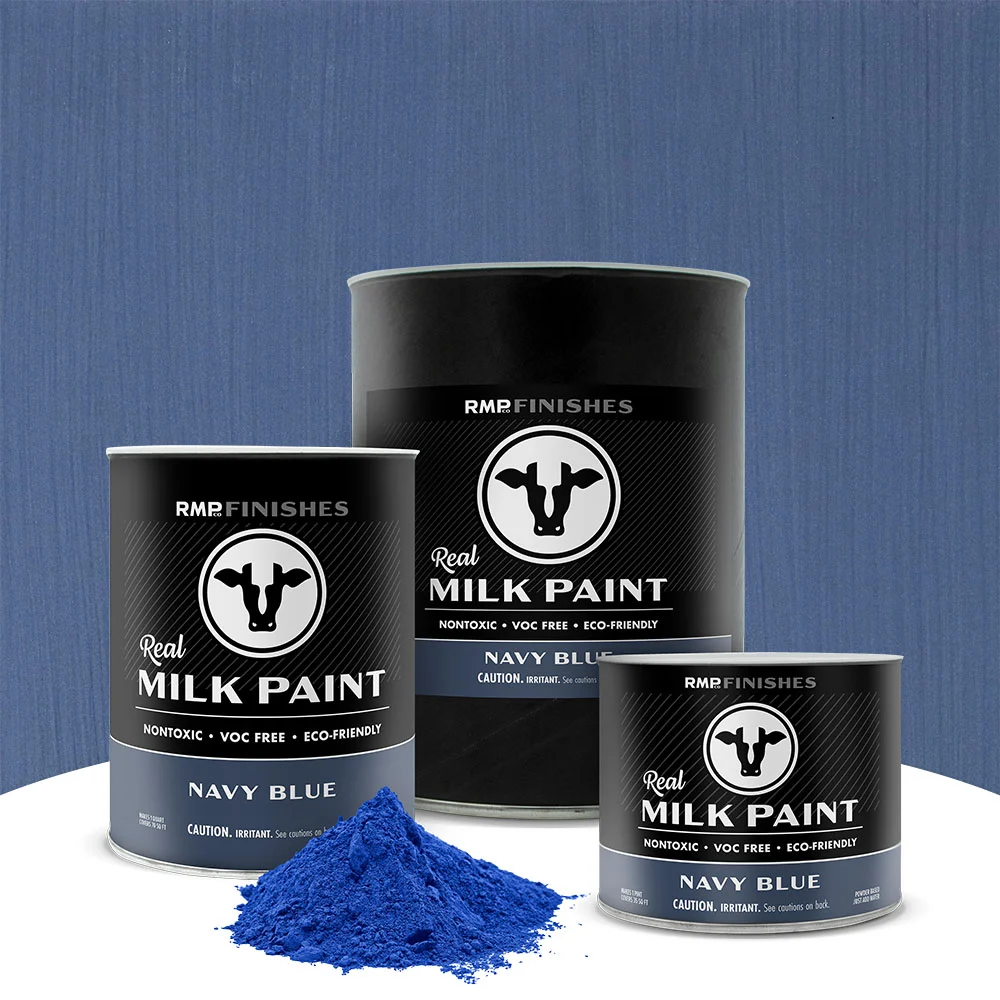 Navy Blue Real Milk Paint - Deep Blue Non-toxic Furniture Paint by RMP Finishes