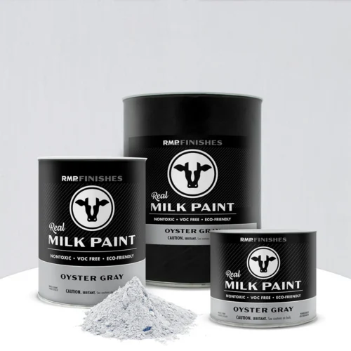 Oyster Gray Real Milk Paint - Gray Non-toxic Furniture Paint by RMP Finishes