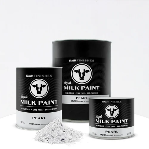 Pearl Real Milk Paint - Light Gray Non-toxic Furniture Paint by RMP Finishes