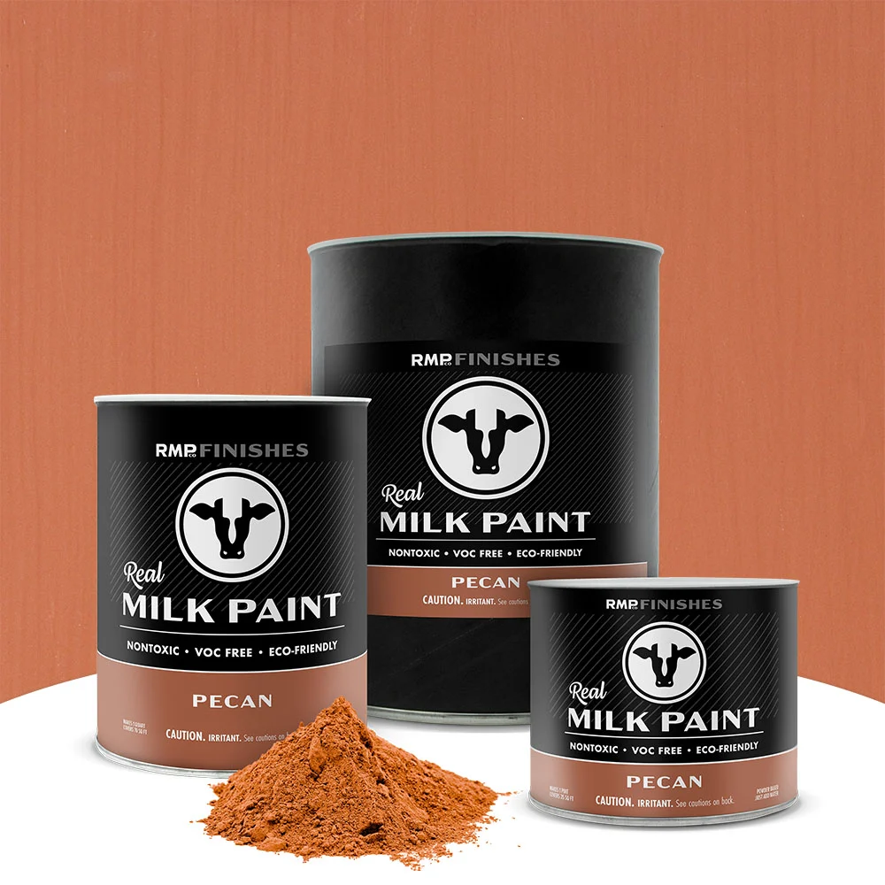 Pecan Real Milk Paint - Burnt Orange Non-toxic Furniture Paint by RMP Finishes