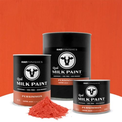 Persimmon Real Milk Paint - Bright Orange Non-toxic Furniture Paint by RMP Finishes