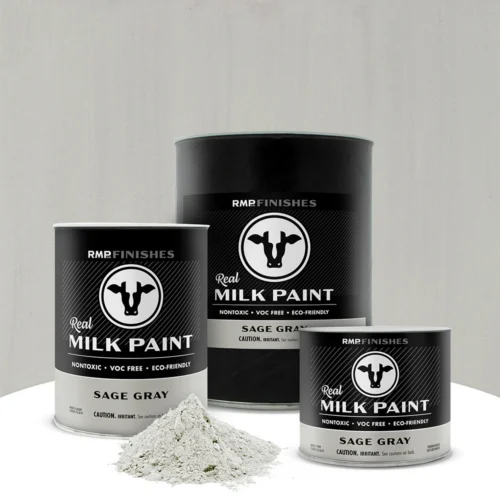 Sage Gray Real Milk Paint - Green Gray Non-toxic Furniture Paint by RMP Finishes