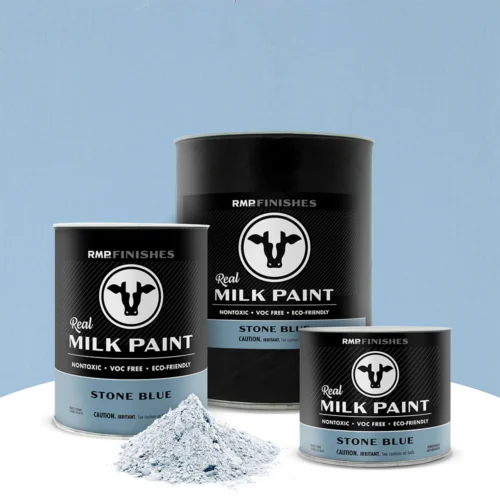 Stone Blue Real Milk Paint - Light Blue Non-toxic Furniture Paint by RMP Finishes