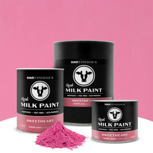 Sweetheart Real Milk Paint - Bright Pink Non-toxic Furniture Paint by RMP Finishes