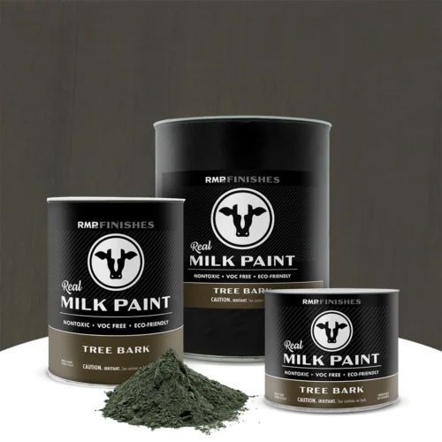 Tree Bark Real Milk Paint - Dark Green Non-toxic Furniture Paint by RMP Finishes