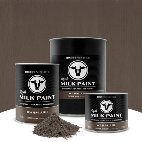 Warm Ash Real Milk Paint - Dark Brown Non-toxic Furniture Paint by RMP Finishes