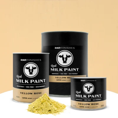 Yellow Rose Real Milk Paint - Soft Yellow Non-toxic Furniture Paint by RMP Finishes
