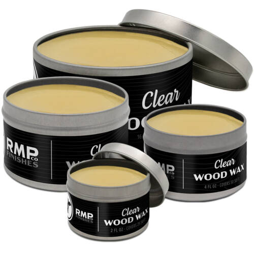 RMPFinishes Wood Wax Clear group