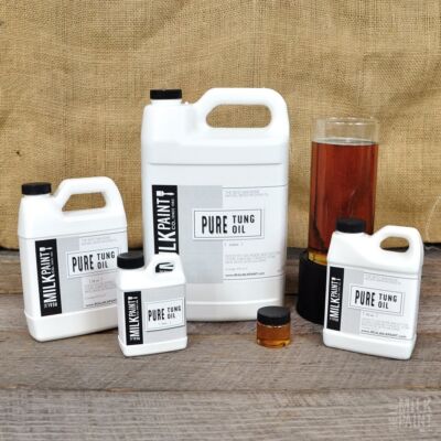 Thinning tung oil with citrus solvent