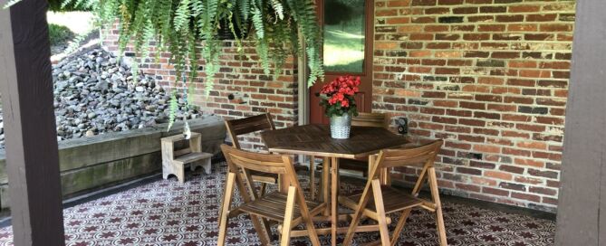 Using Milk Paint to Tint New Concrete