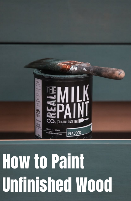 best paint for unfinished wood
