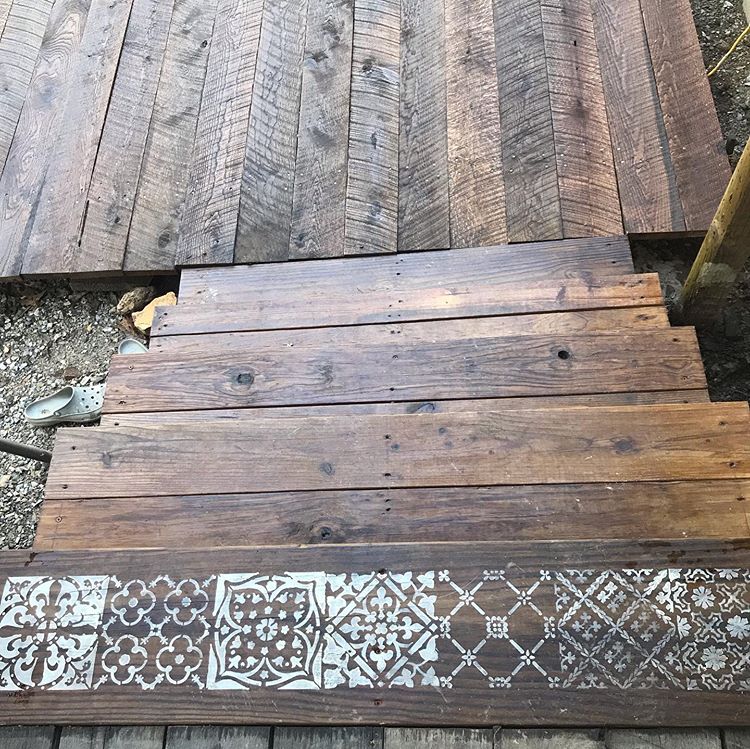 stenciling-wood-floor stenciling wood floor
