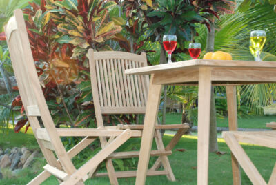 weatherproof garden furniture with Real Milk Paint Co.'s Outdoor Defense Oil
